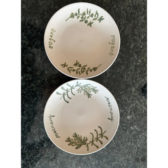 Other - (2) Oil Dishes Rosemary Oregano